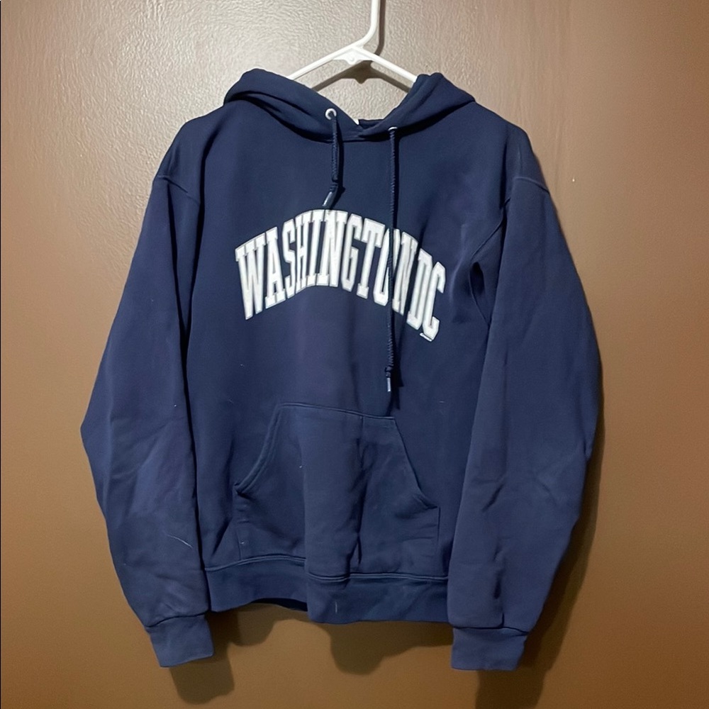 Navy Blue Washington DC Hoodie